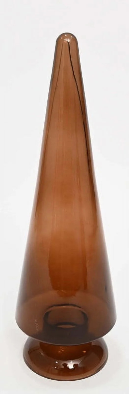 Glass Christmas Tree Tabletop Decor, Brown, 14.75", by Holiday Time | Walmart (US)