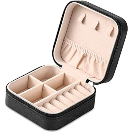 Amazon.com: Mini Jewelry Travel Case,Small Jewelry Box,Traveling Jewelry Organizer,Portable Jewel... | Amazon (US)