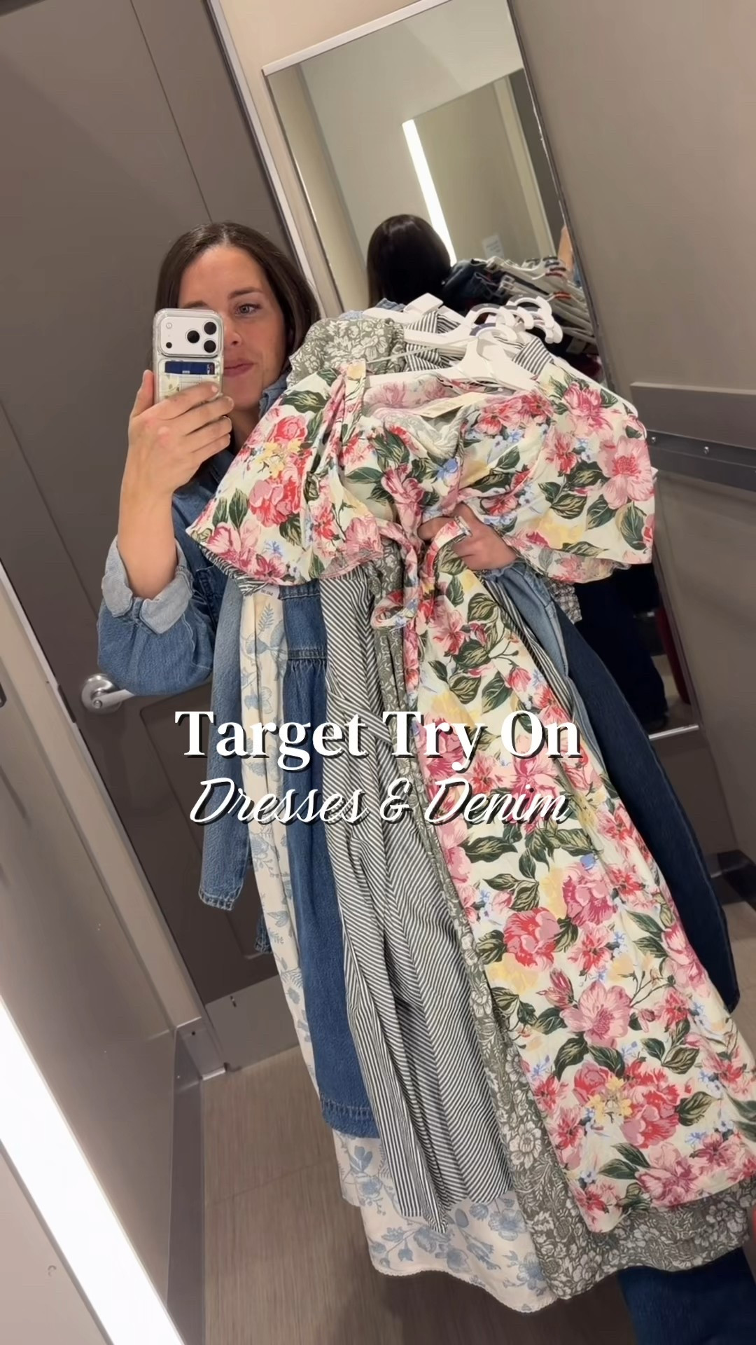 @Target try on! This one focuses mostly on dresses and denim! I spy some beautiful Easter dresses 👀 also dresses are 20% off right now online and in store! 

Dresses- All are Mediums except the fitted light blue one. That’s actually an XXL 😅 The first floral one (not online yet) and the denim one are size 8. 
I am a size 10 in Target jeans!

I am 5’6"

#LTKootd #LTKSaleAlert #LTKMidsize