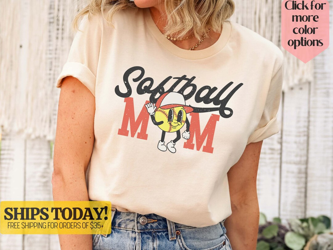 Retro Softball Shirt Softball Mom Shirt Softball Mama Shirt - Etsy | Etsy (US)