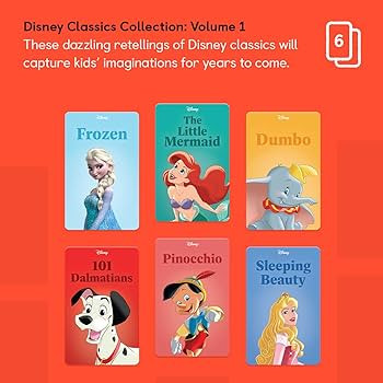 YOTO Disney Classics Collection: Vol. 1 – Kids 6 Audio Cards for Use with Player & Mini All-in-... | Amazon (US)