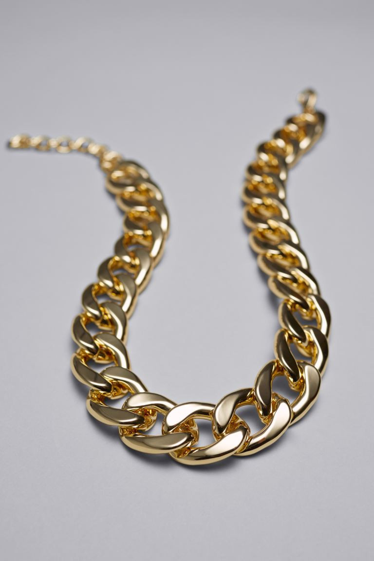 Chunky Chain Necklace - Gold - Ladies | H&M GB | H&M (UK, MY, IN, SG, PH, TW, HK)