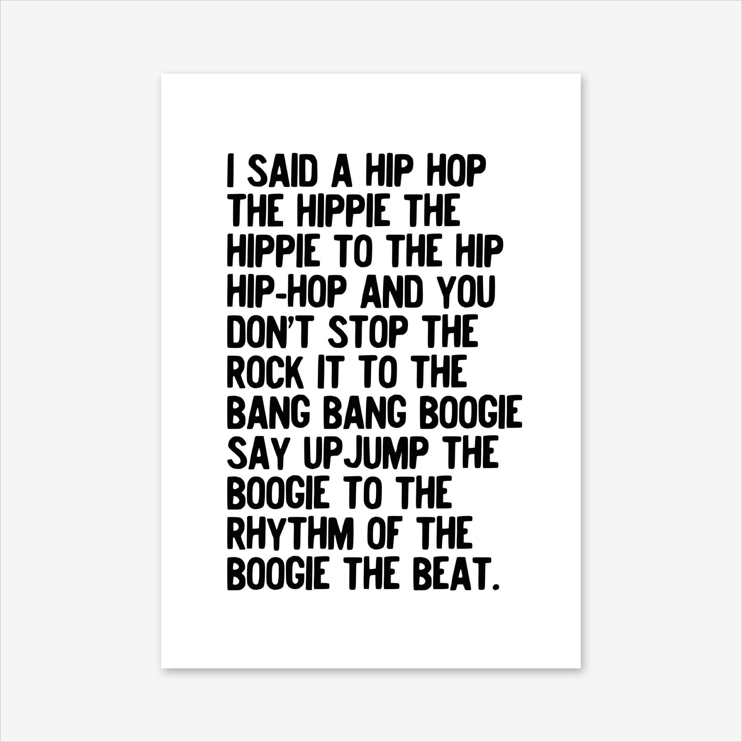 Rappers Delight Art Print | Fy! (UK)