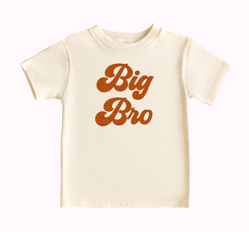 Big Bro Shirt Groovy Big Brother Shirt Big Brother - Etsy | Etsy (US)