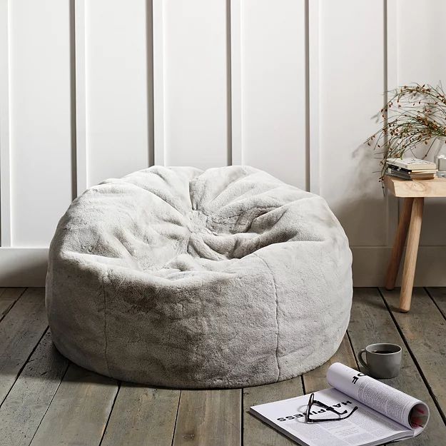 Faux Fur Beanbag | Beanbags | The  White Company | The White Company (UK)