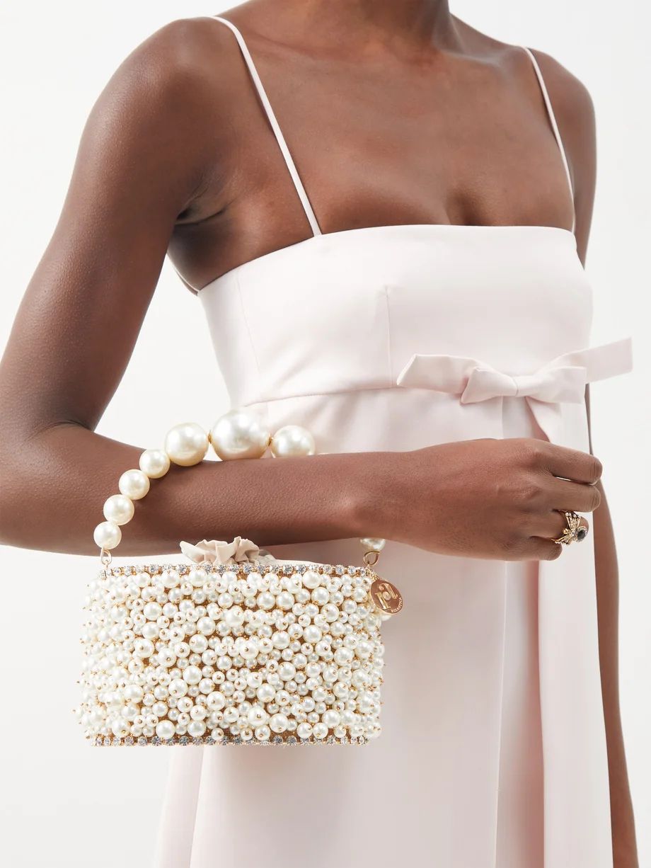 Holli Osiris faux-pearl & crystal bag | Matches (UK)