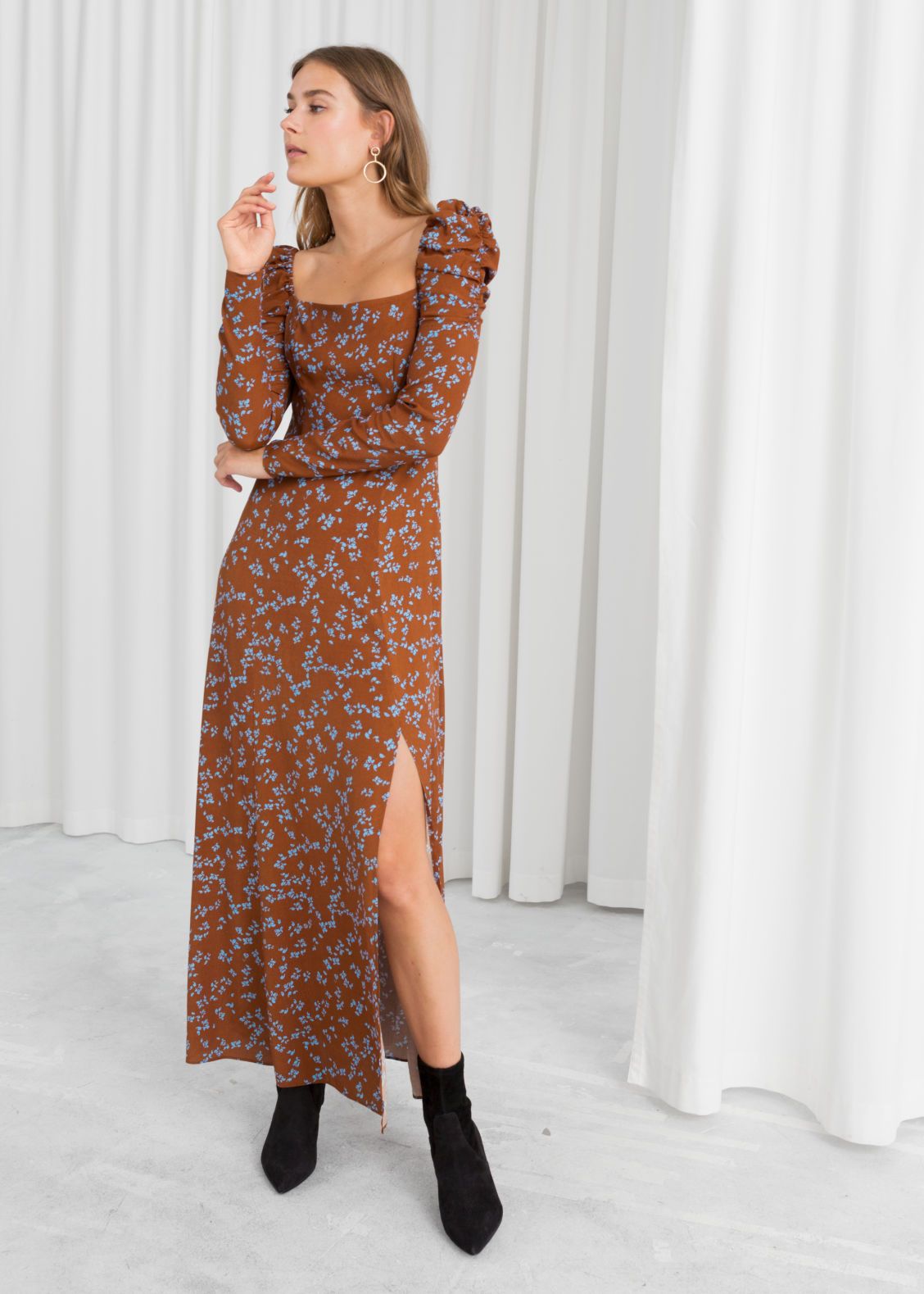 Ruched Floral Maxi Dress | & Other Stories (EU + UK)