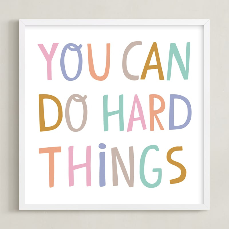 "You can" - Graphic Limited Edition Art Print by Nadia Hassan. | Minted