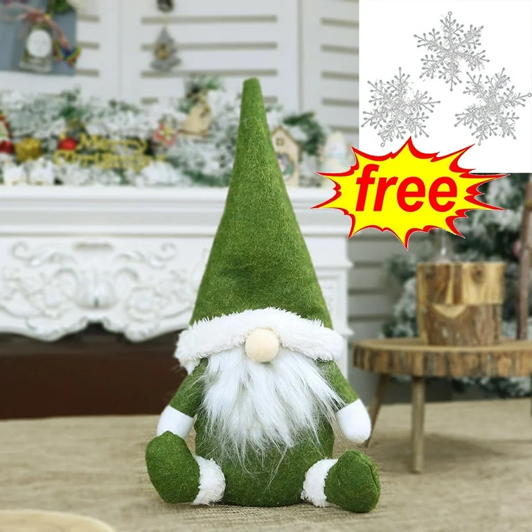 FAMTKT Gnomes Christmas Decorations Christmas Home Tabletop Elf Gnomes Decor Ornaments for Christ... | Walmart (US)