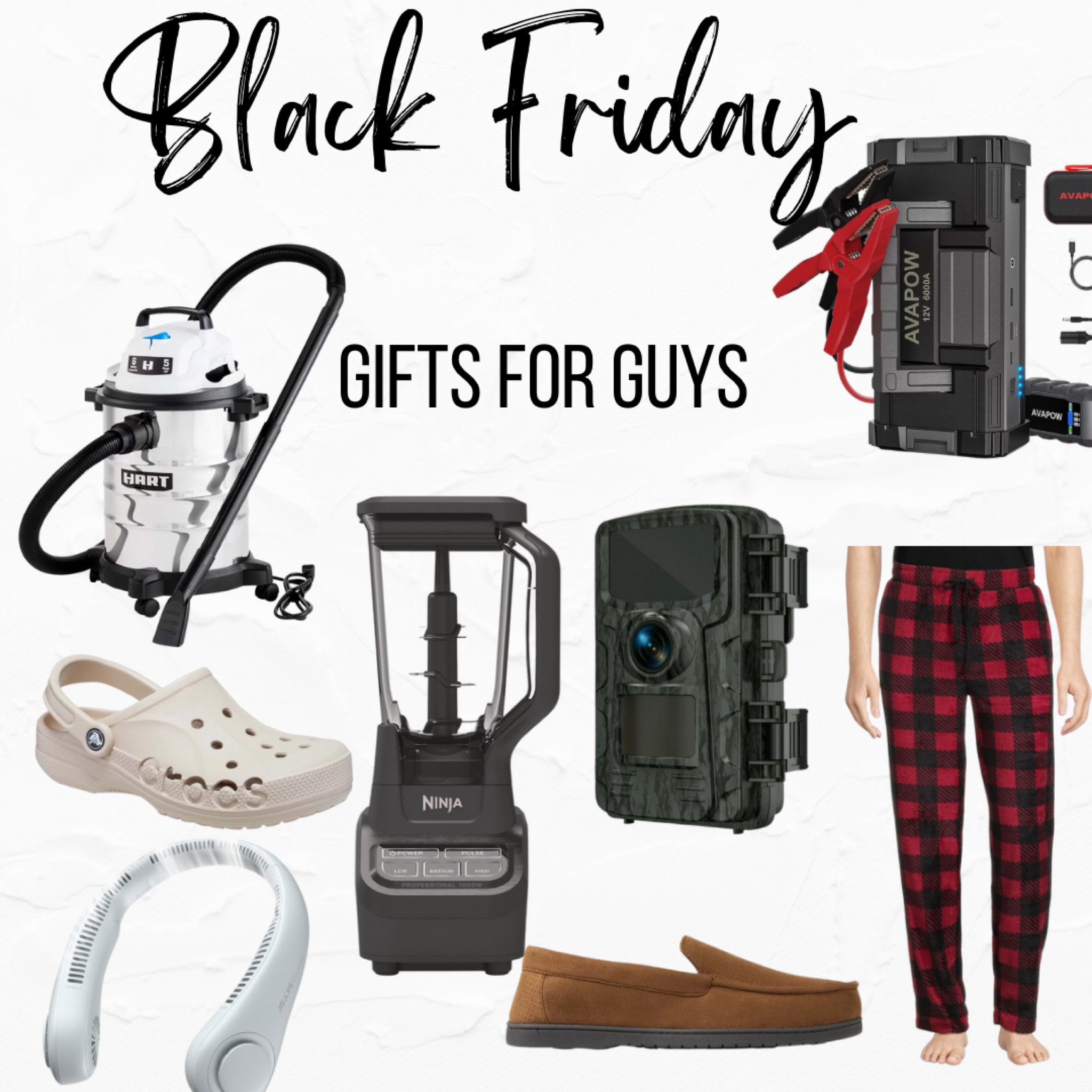 Black Friday Gift Guide for Men 🎄
Huge Sale on:
Game Cam
Crocs
Dear foam slippers
Shop Vac
Ninja Blender
Pajamas

#LTKGiftGuide #LTKHolidaySale #LTKCyberWeek