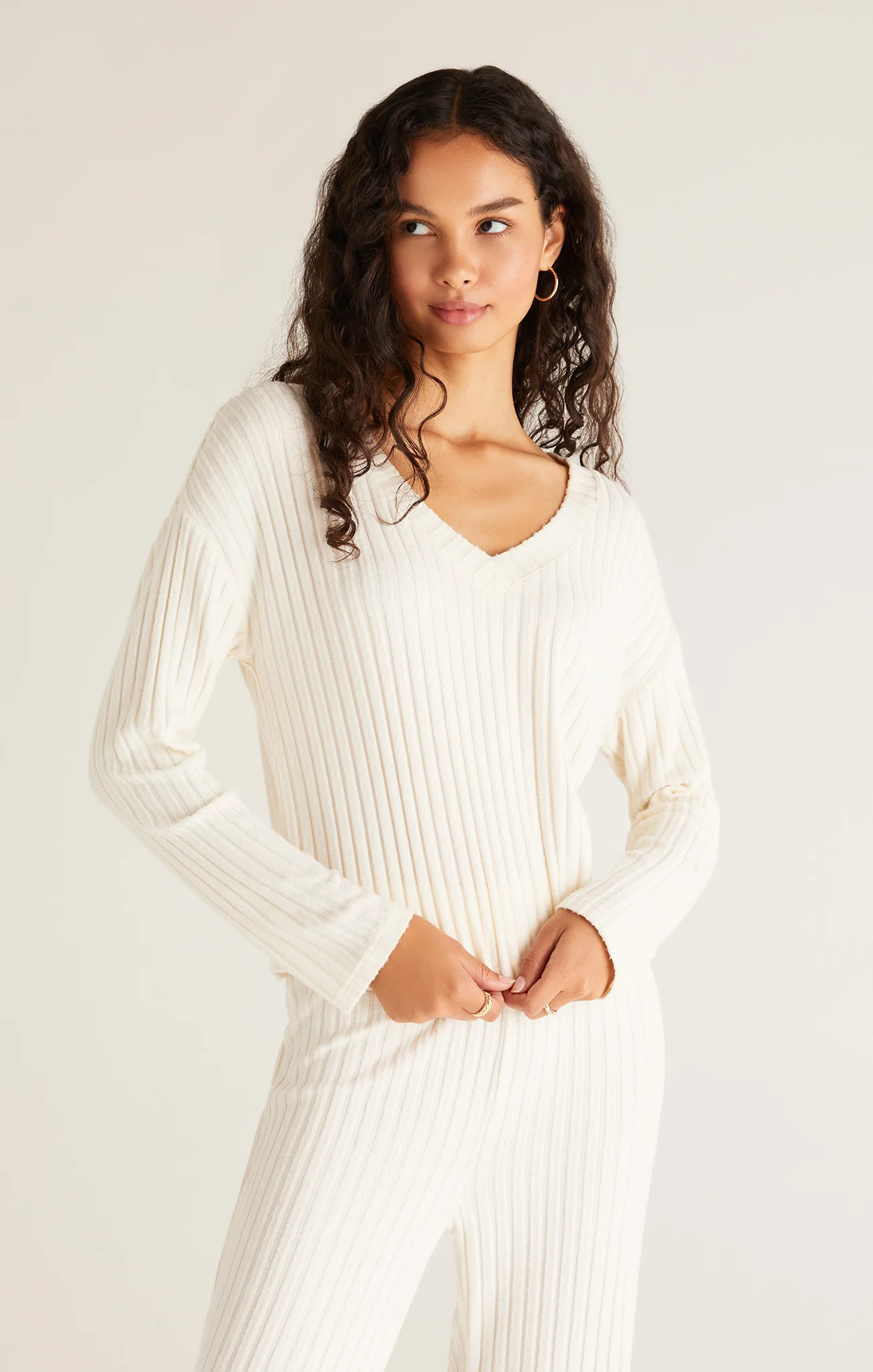Valentina Rib Long Sleeve Top | Z Supply