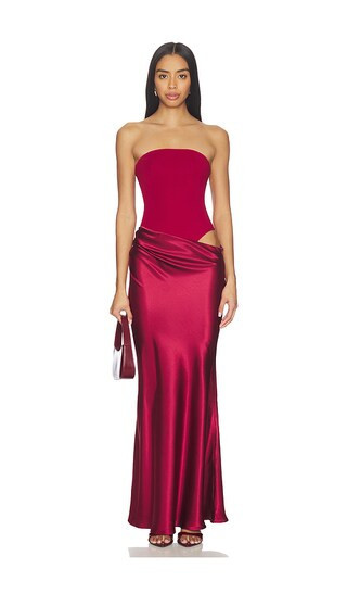 ALL THE WAYS Carrie Maxi Dress in Red. - size XS | Revolve Clothing (Global)