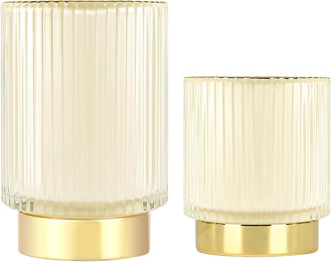 DASITON Makeup Brush holder Organizer,Crystal Cosmetic Makeup Brush Glass Brushes Storage Holder,... | Amazon (US)