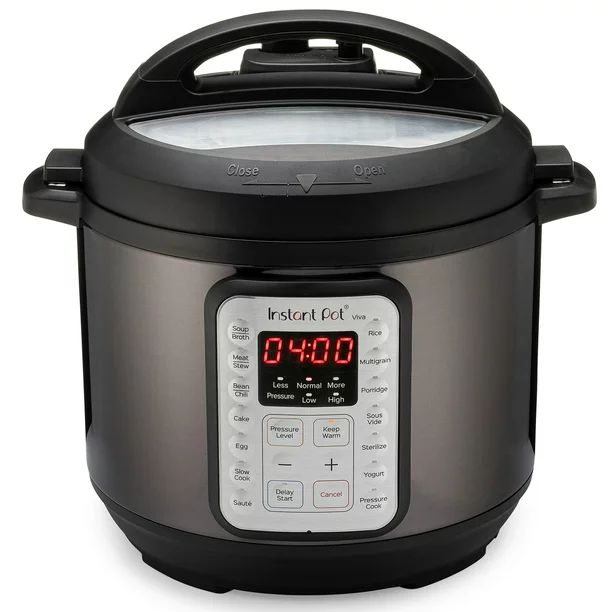 Instant Pot VIVA Black Stainless 6-Quart 9-in-1 Multi-Use Programmable Pressure Cooker, Slow Cook... | Walmart (US)