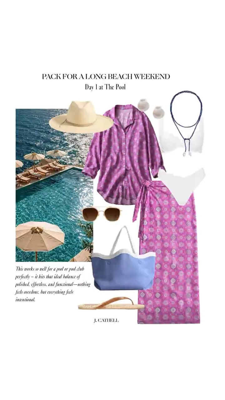How to pack for a long beach weekend ☀️🌊

From pool days to dinners out, this edit covers everything you actually need—flattering swim, easy cover-ups, versatile dresses, and the travel essentials that make it all feel effortless.

Pack less, wear everything, and feel put-together the entire trip. Save this for your next getaway and tap to shop. 🤍#BeachStyle #VacationPacking #ResortWear #TravelEssentials #SummerStyle #LTKFinds 

 

#LTKTravel #LTKOver40 #LTKSwim #LTKTravel