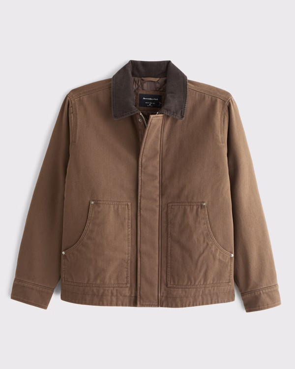 Men's Kanga Zip Workwear Jacket | Men's Coats & Jackets | Abercrombie.com | Abercrombie & Fitch (US)