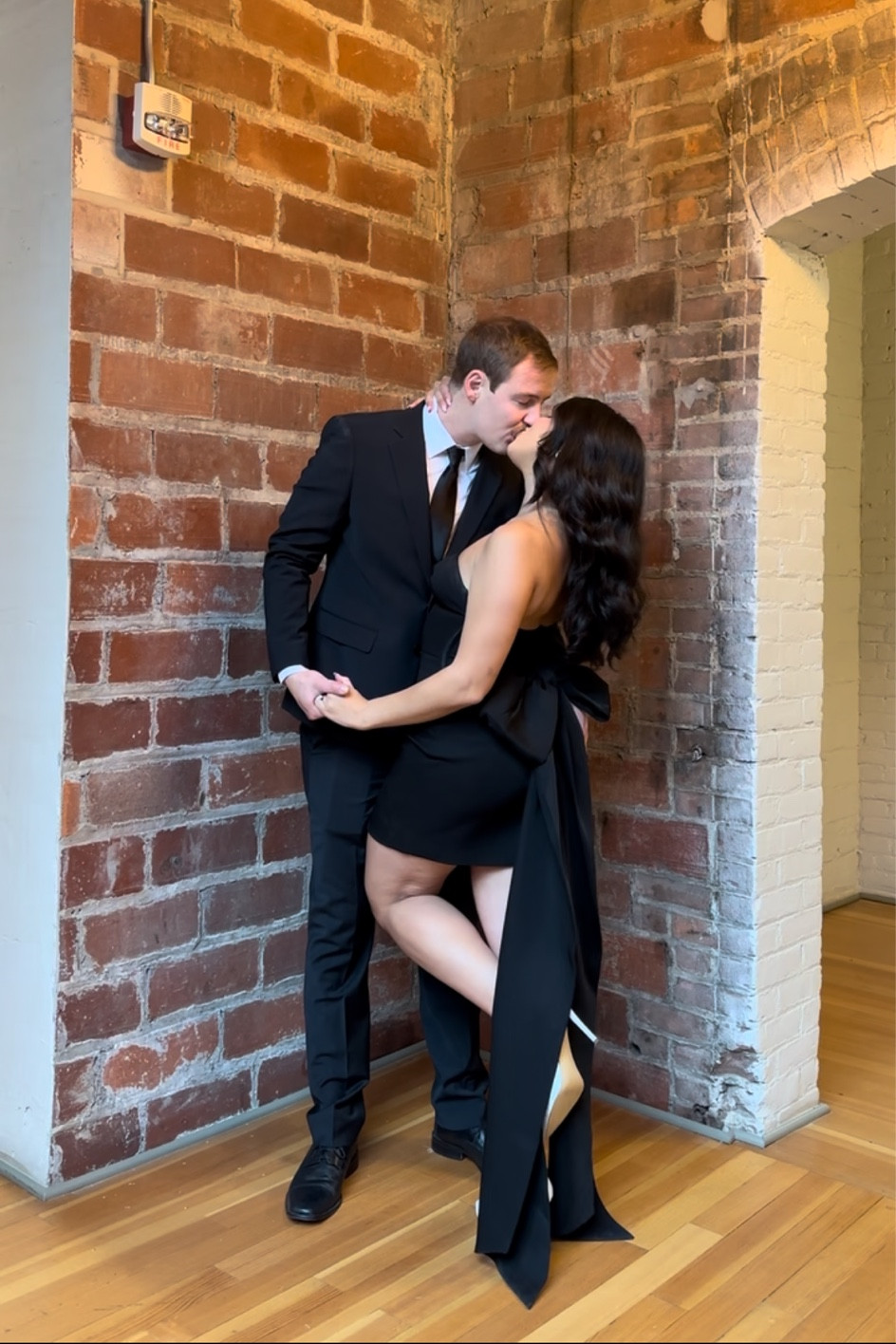 Black dress with a bow on the back, strapless, engagement pictures dress

#LTKwedding #LTKshoecrush #LTKstyletip