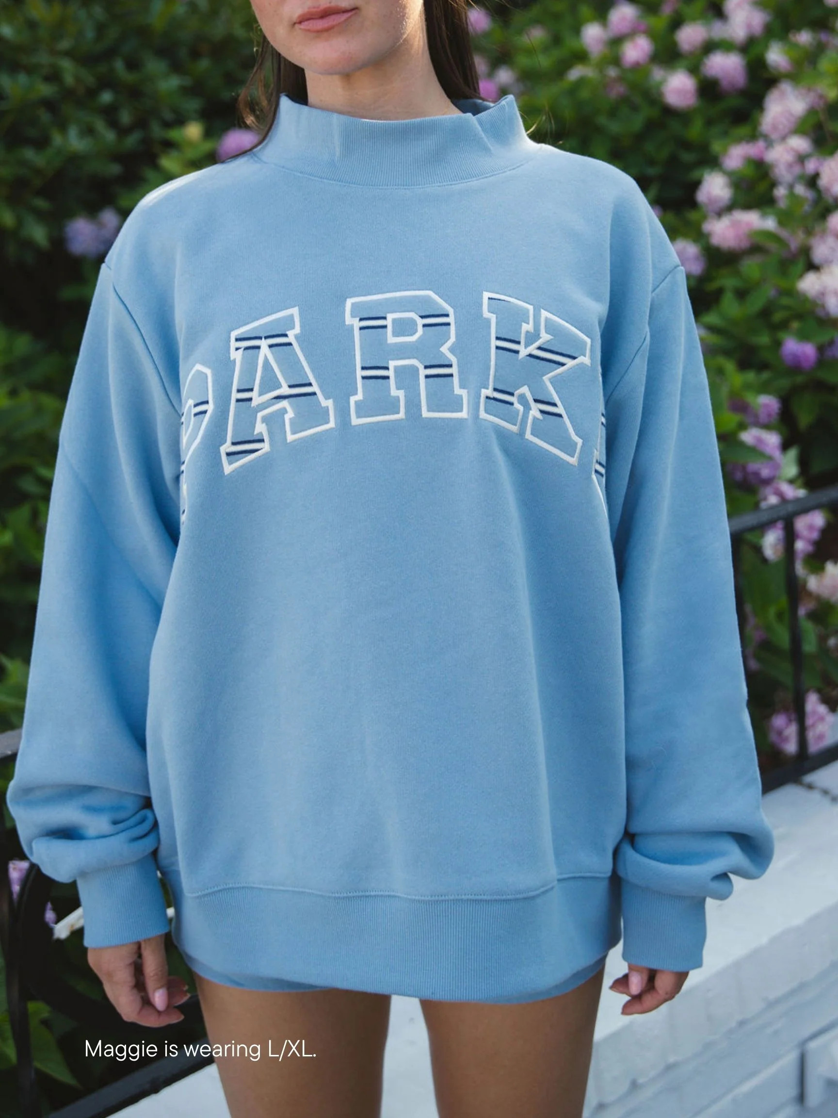 Maggie & Emma Heritage Varsity Mockneck | Parke