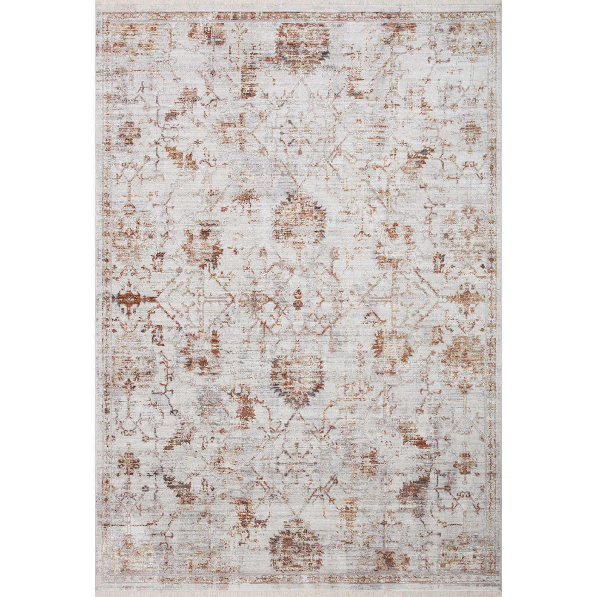 Loloi Rugs Oriental Area Rug in Silver/Sunset | Wayfair | Wayfair North America