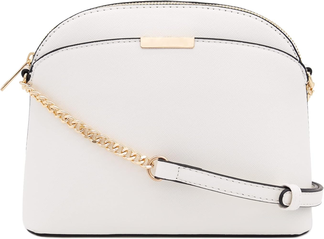 Saffiano Small Dome Crossbody bag with Chain Strap | Amazon (US)