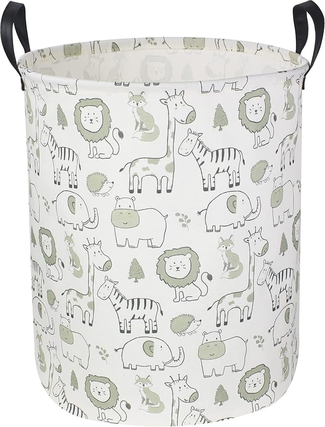 CLOCOR Baby Laundry Basket,Collapsible Kids Toys Storage Baskets,Nursery Hamper for Boys and Girl... | Amazon (US)