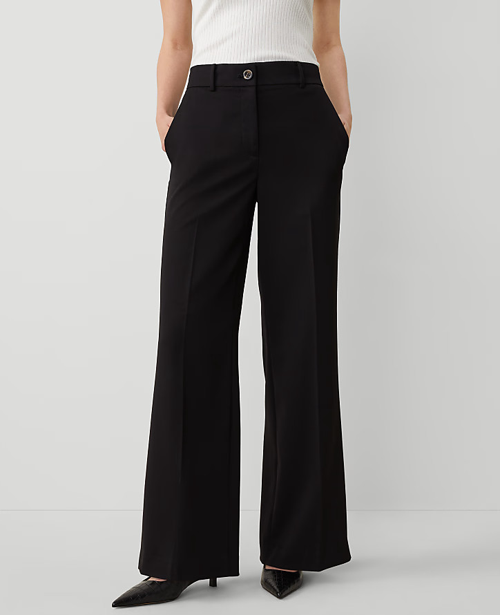 The Petite Perfect Wide-Leg Pant | Ann Taylor