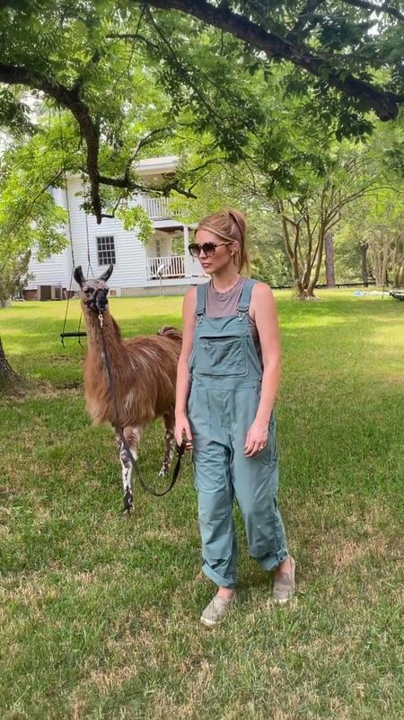 🚨SALE ALERT🚨 Y’all always ask about my Gardening/Llama Walking Overalls that have been staple for me for the last 3 years! 🌟 They have tons of pockets, come is wide size range (including inseams!) and come in multiple fun colors! 
*llama must be purchased separately 😉

#LTKVideo #LTKOver40 #LTKSaleAlert