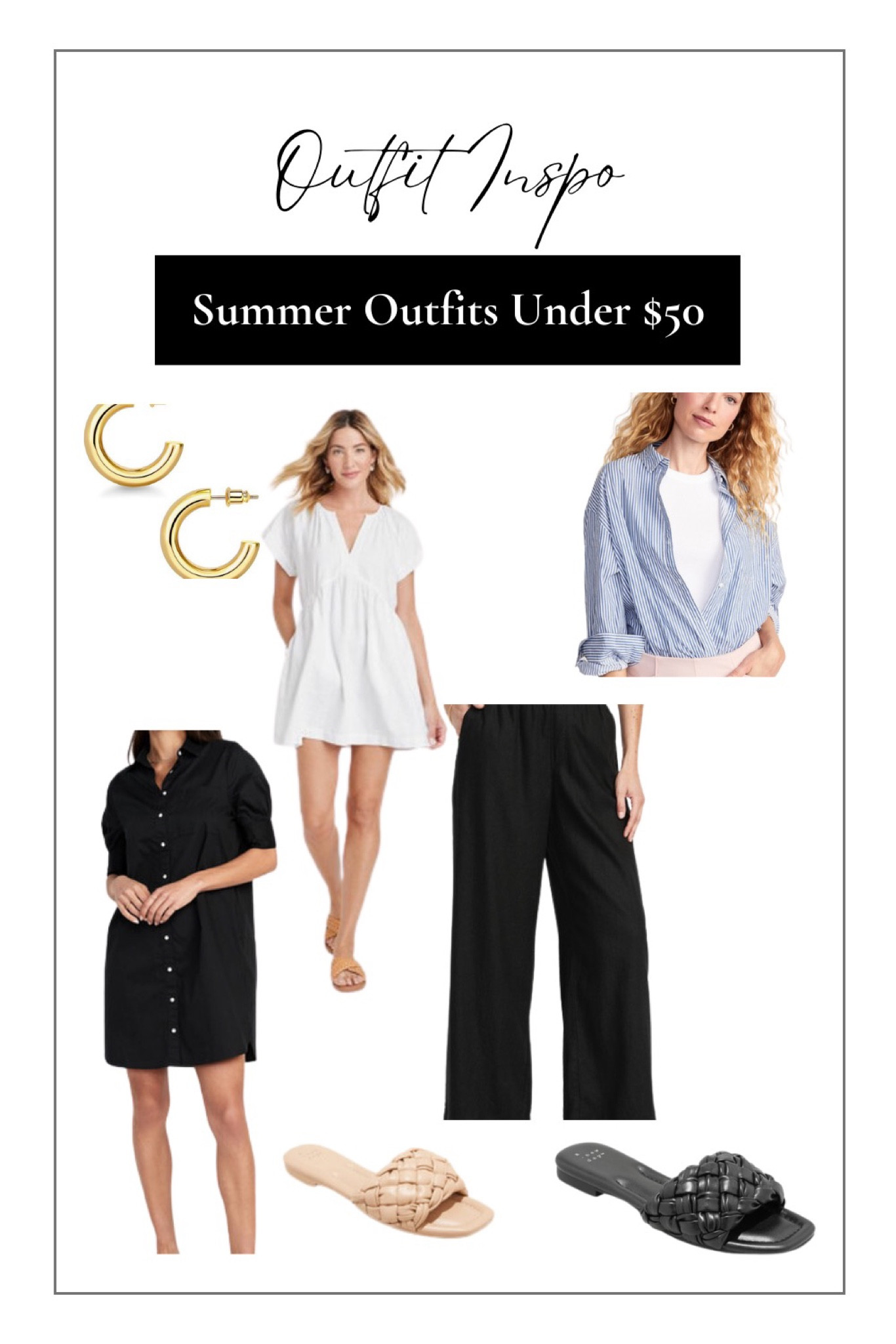 Easy affordable summer outfits for work or leisure 

#LTKunder50 #LTKworkwear #LTKFind