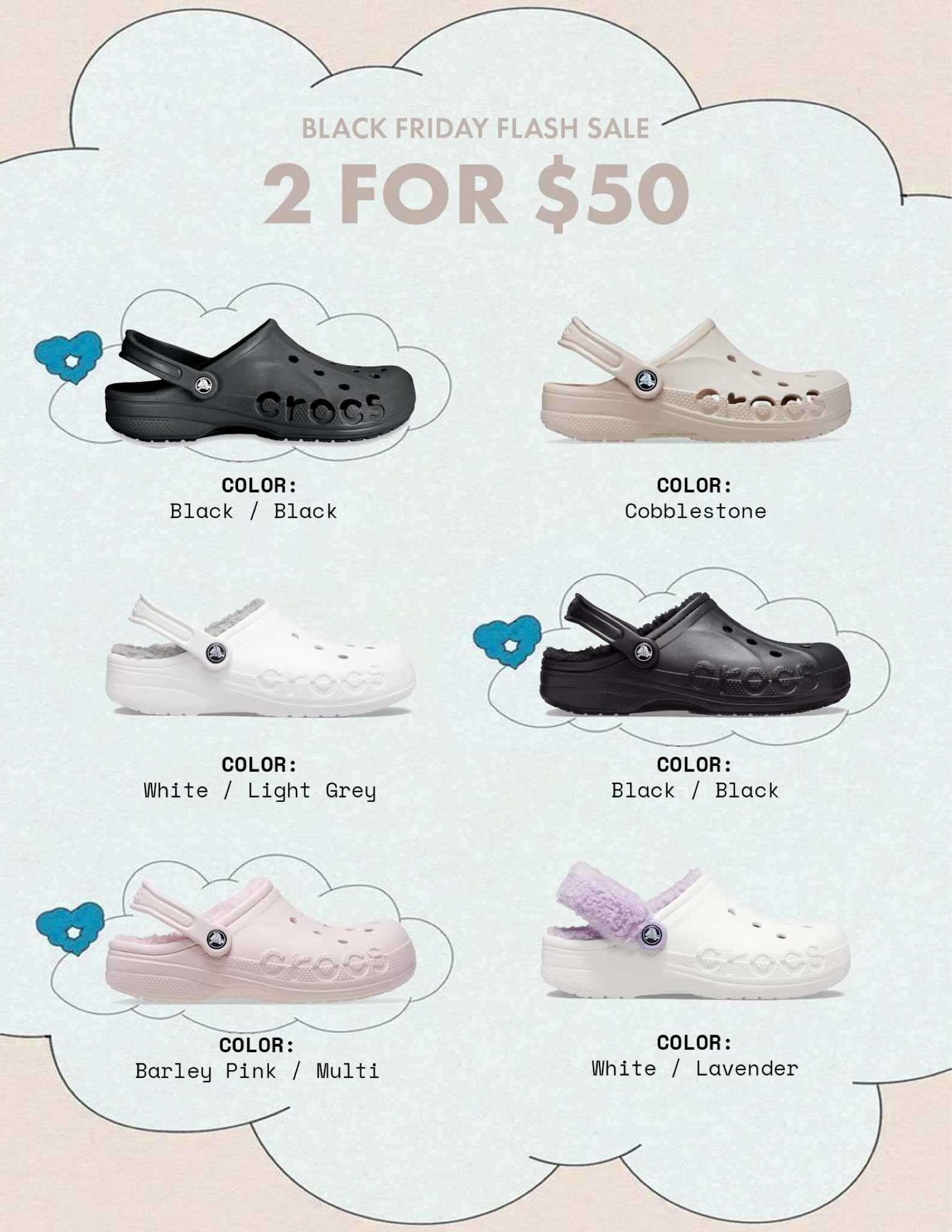 Scroll to shop the Crocs Sale! Ends soon! Get 2 for $50 on select styles when you sign up for a Crocs account 🤍

#LTKShoeCrush #LTKSaleAlert #LTKGiftGuide