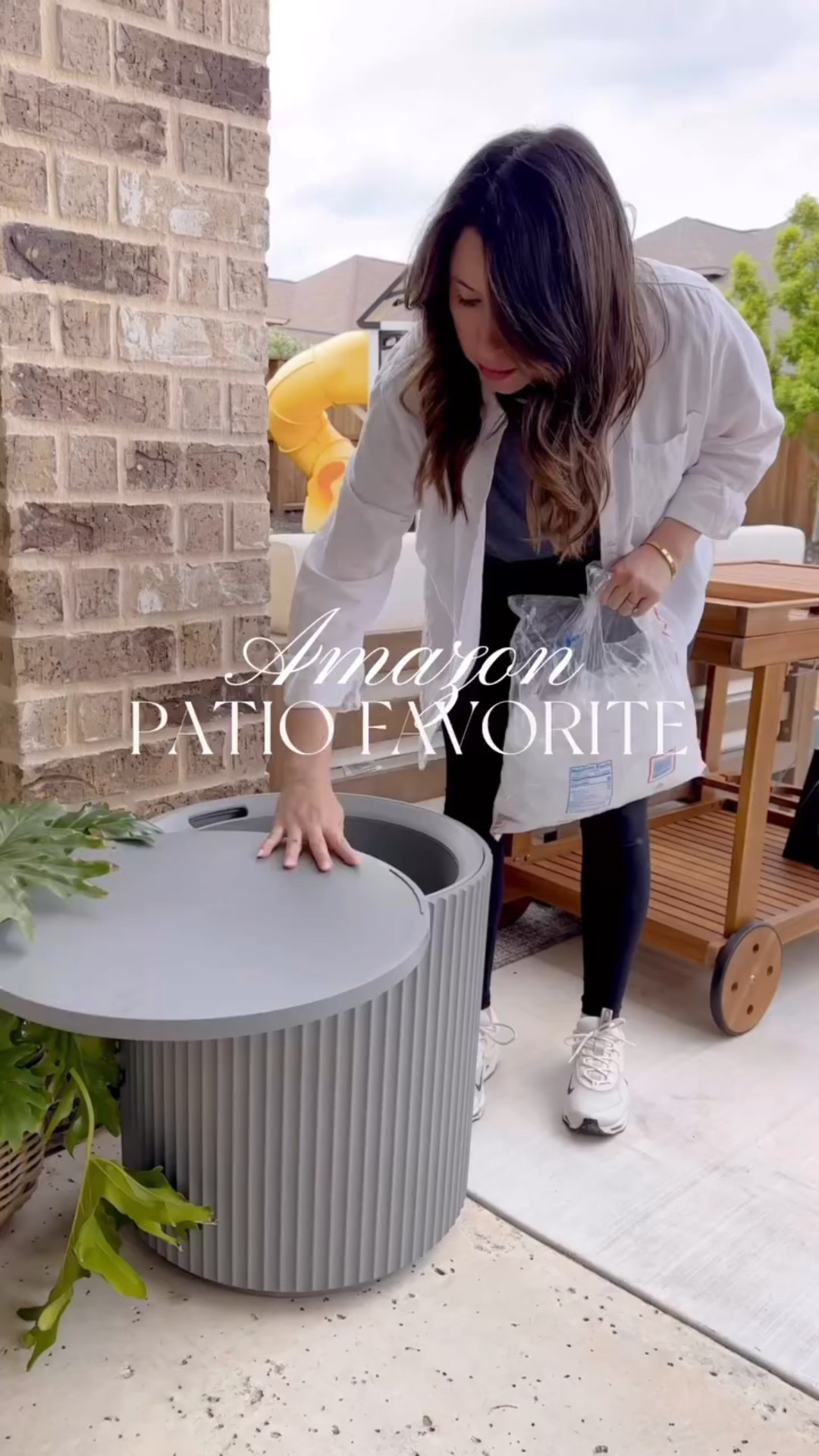 This Amazon outdoor table doubles as a cooler for drinks and extra storage when you need it. Perfect for patio season! ☀️ 

#outdoorliving #amazonhome #amazonfavorites #patiodecor #amazonhomefinds #apartmentliving #balconydecor

#LTKHome #LTKWatchNow