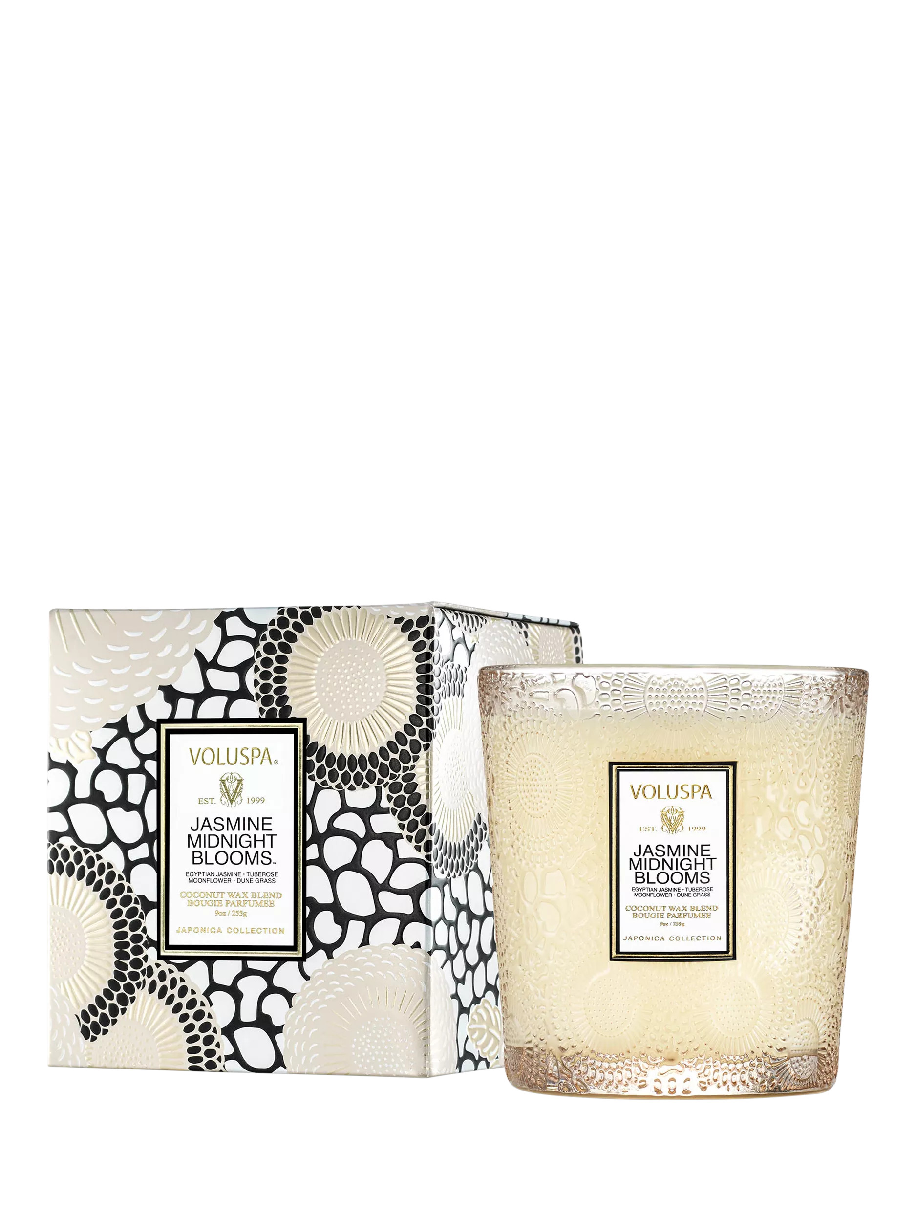 Voluspa Jasmine Mid Bloom Classic Scented Candle, 255g | John Lewis (UK)