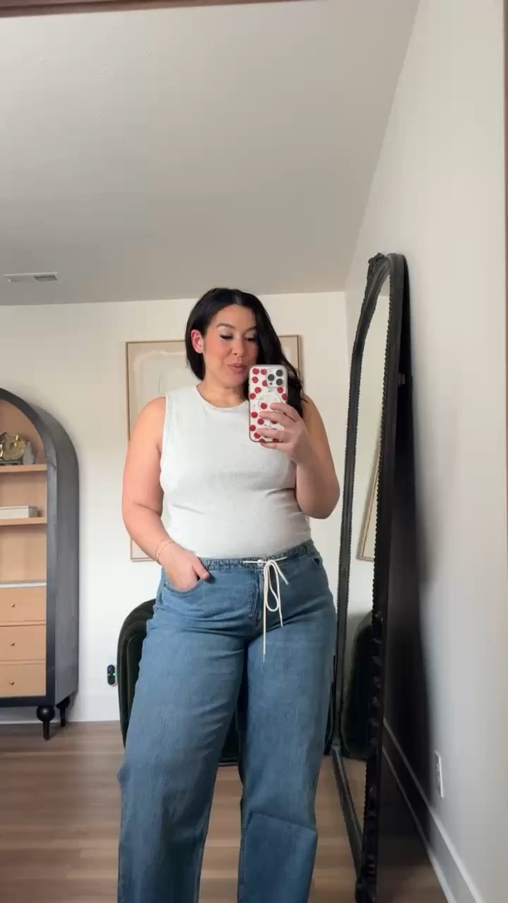 6 days postpartum but still doing a  try-on! 
-
-
-
Abercrombie dress, Af denim, Abercrombie linen pants, Abercrombie midsize outfit, Abercrombie jeans, curve love jeans, curvy denim, midsize jeans, midsize outfit 

#LTKootd #LTKMidsize #LTKSeasonal