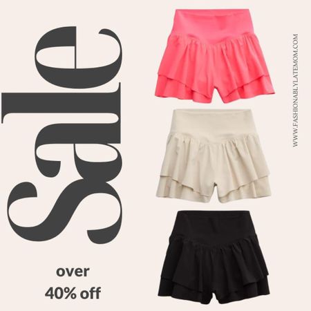 Grabbing a pair for myself and Madison! Grab the now on sale! 
Fashionablylatemom 
Sizes XXS-XXL
7 DIFFERENT COLORS 
OFFLINE By Aerie Real Me Flirty Short
Aerie find 
Save 42% 
All activewear on sale 

#LTKfitness #LTKworkwear #LTKActive
