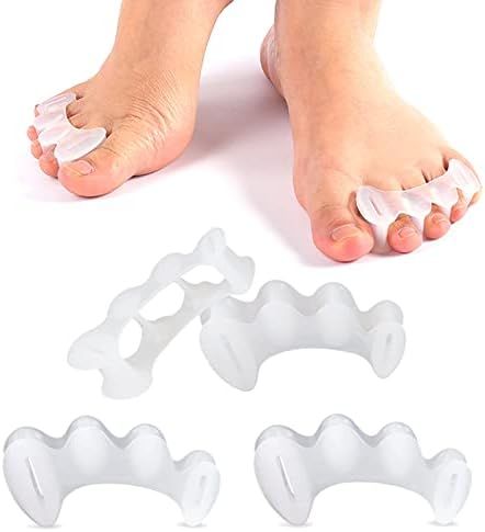 KIYOKI 2 Pairs Toe Separators,Toe Spacers Bunion Corrector for Women/Men,Foot Alignment - Firm for A | Amazon (US)