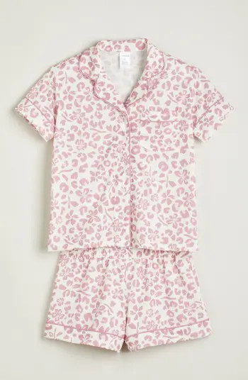 Kids' Print Two-Piece Short Pajamas | Nordstrom
