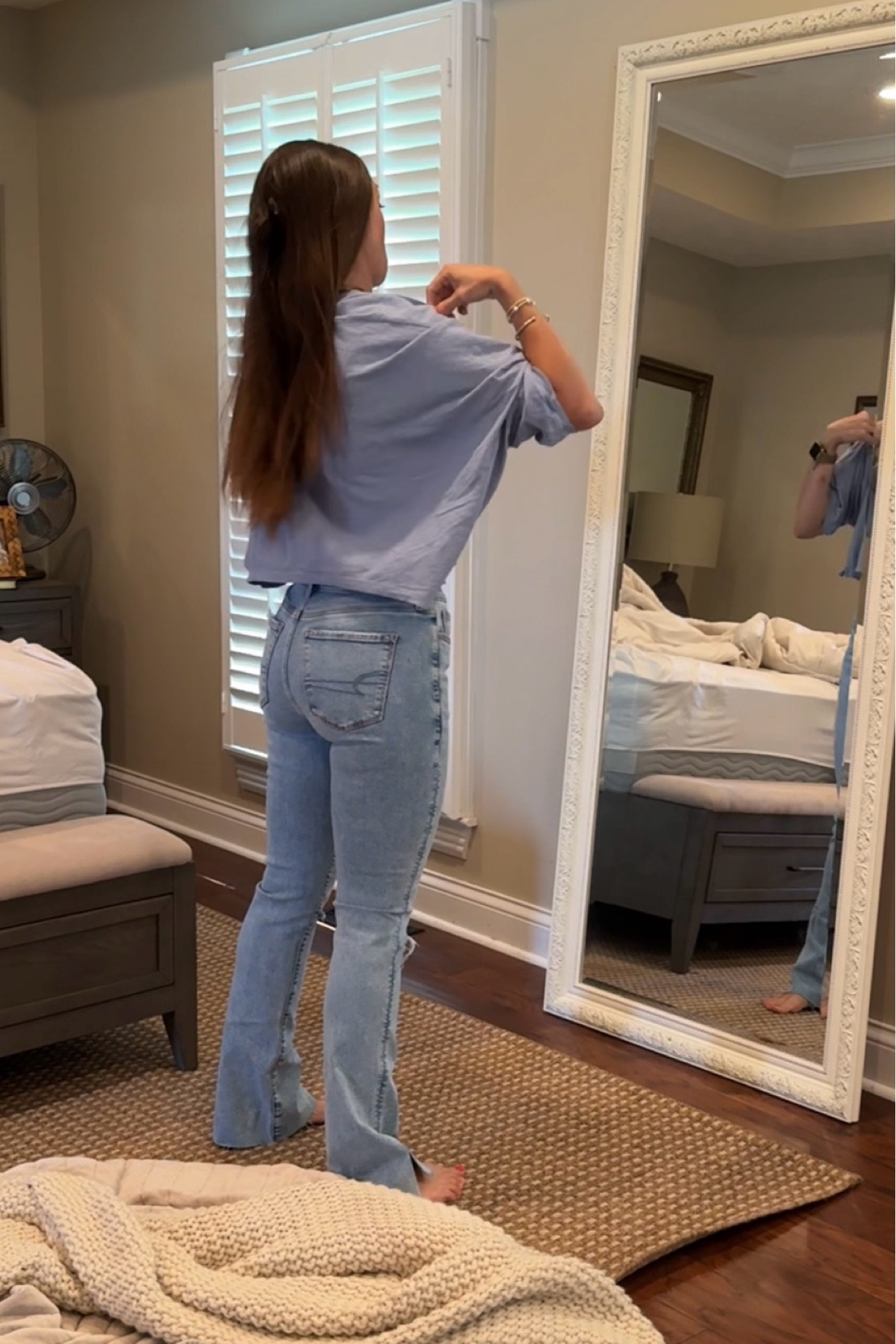 New favorite jeans everrr #ae #americaneagle #aerie 