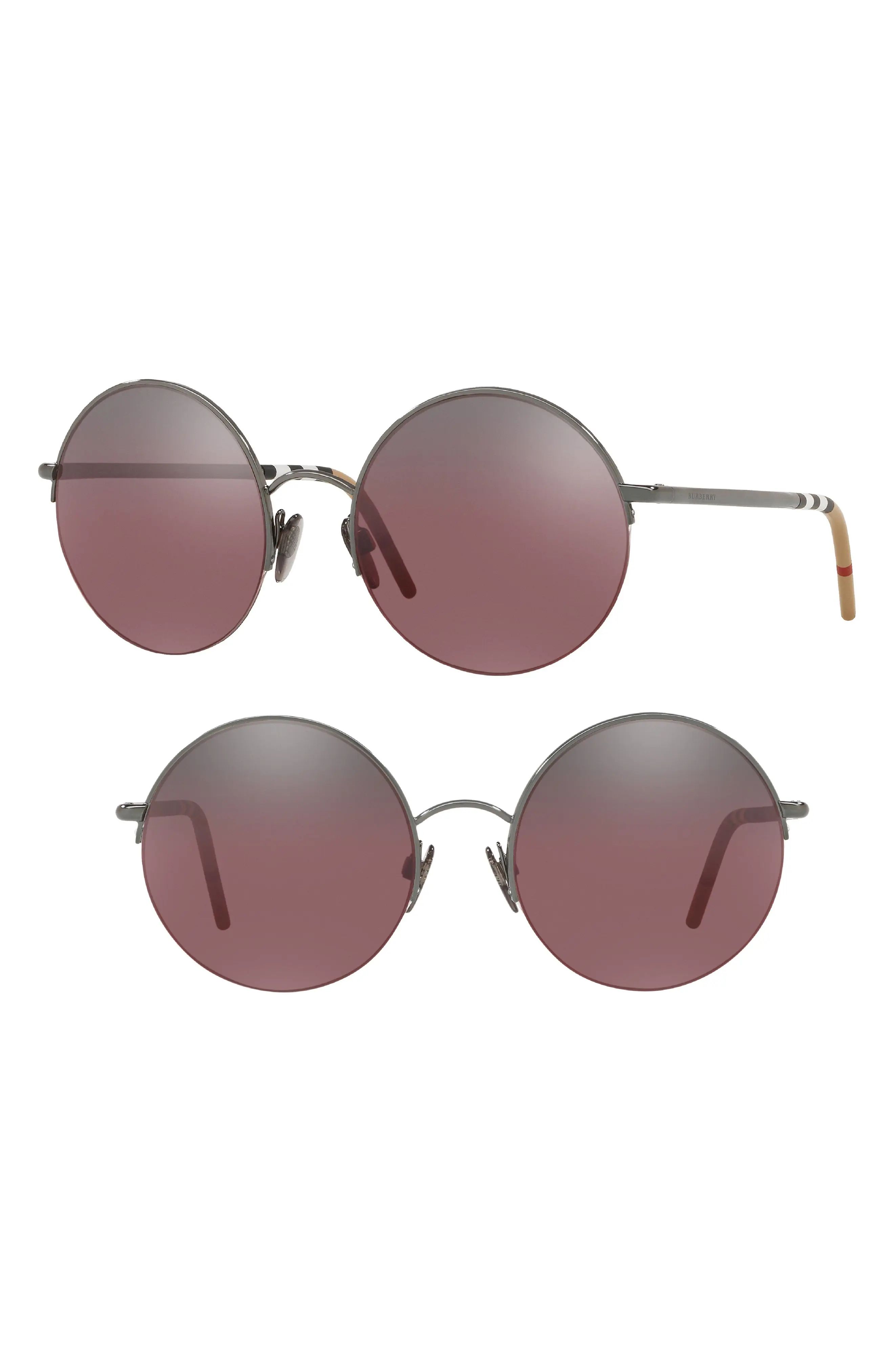 Burberry 54mm Round Sunglasses | Nordstrom