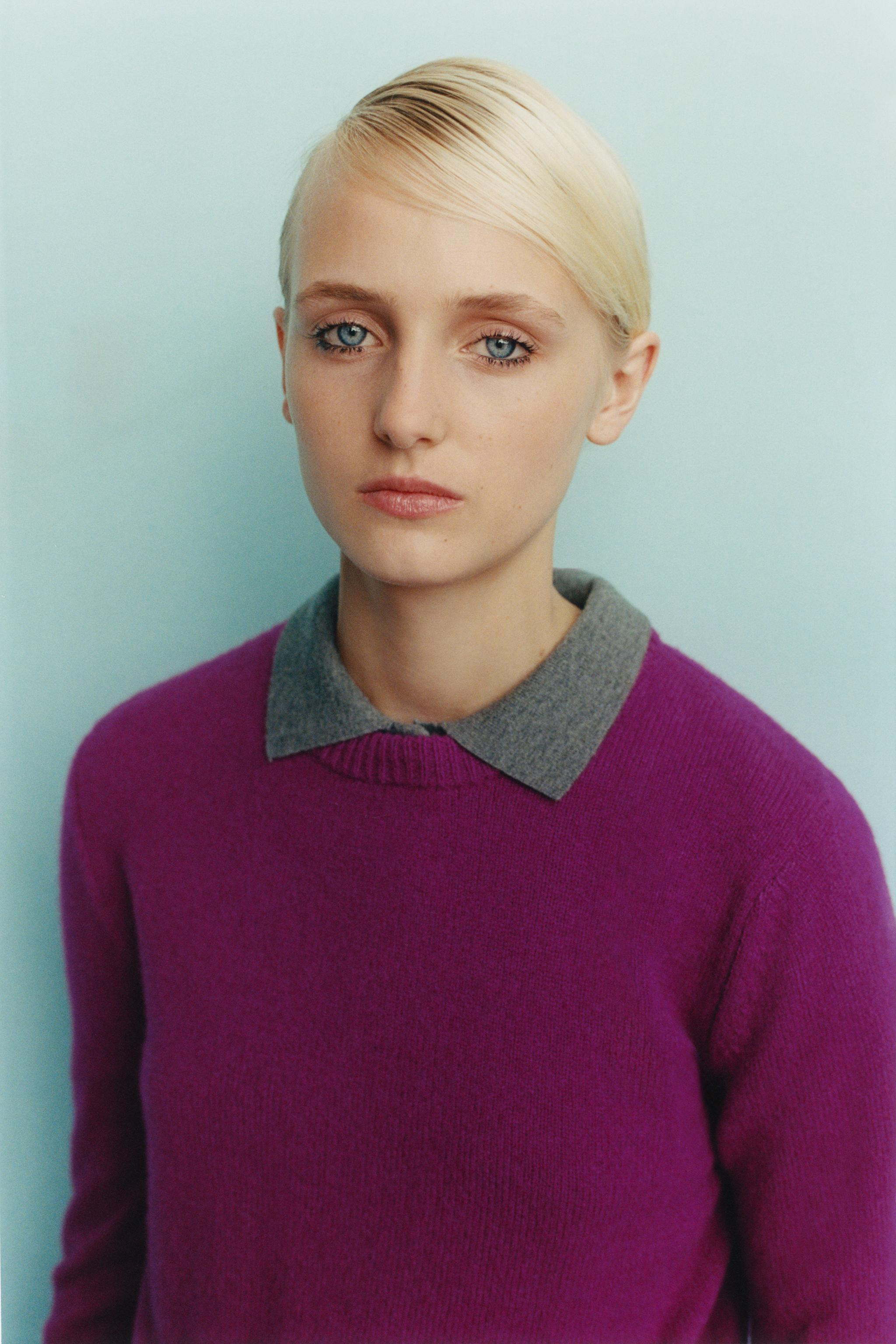 CASHMERE WOOL PLAIN SWEATER | Zara US
