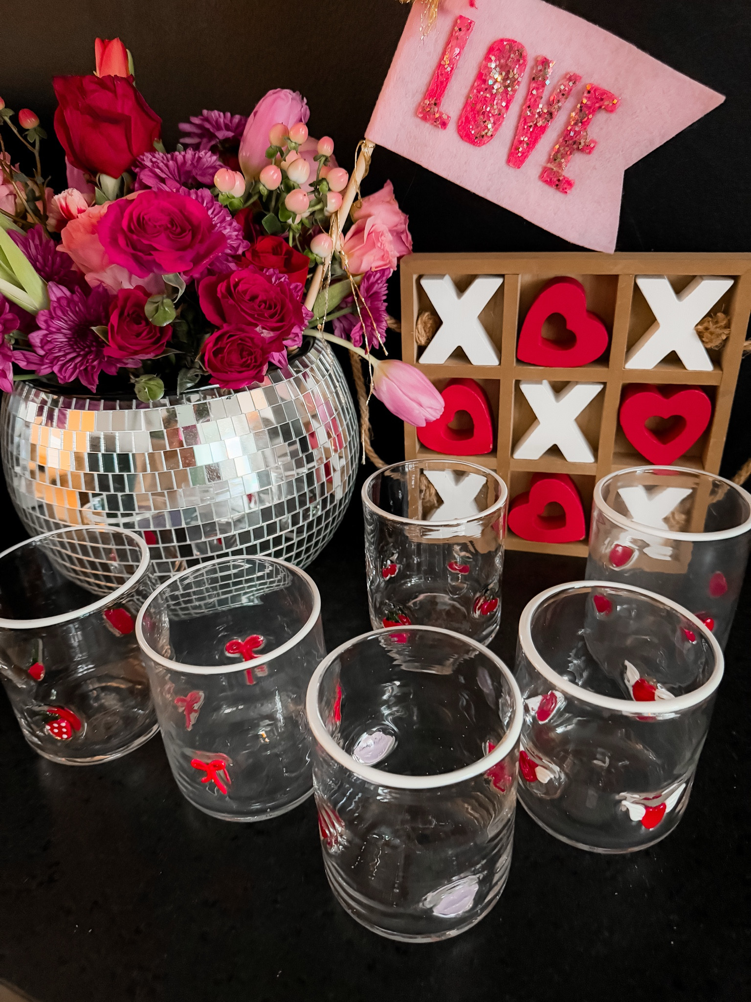 Anthro icon glassware cocktails mocktails barware drink glasses coffee cups Anthro Valentine’s Day Galentine’s day gifts for mom gifts for her hearts kisses cherries bows 

#LTKMostLoved #LTKParties #LTKSeasonal