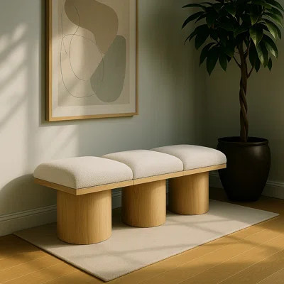 Husnan Upholstered Bench | Wayfair North America