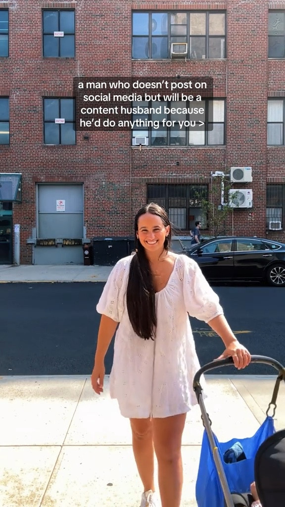 family day in nyc!!! my favorite free people romper now comes in this white patter  so I had to grab it🤍 so cute and lightweight 

summer outfit, romper, white dress, men’s outfit, diaper bag

#LTKSeasonal #LTKVideo #LTKFamily