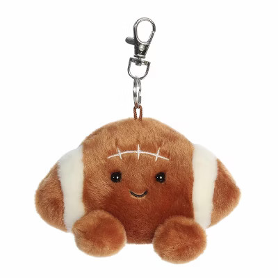 Aurora Mini Tackle Football Palm Pals Adorable Clip-On Brown 5" | Target