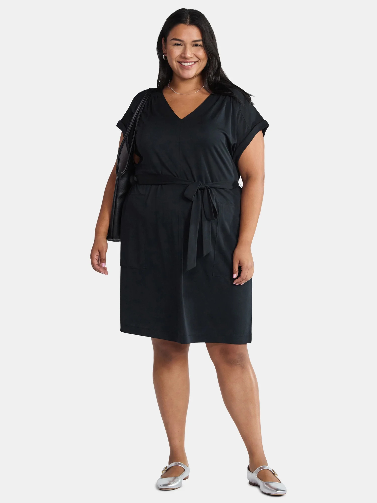 Terra & Sky Women's Plus Utility Dress, Sizes 0X-5X | Walmart (US)