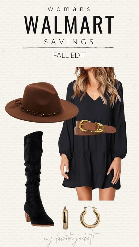Walmart fall style for women! Loving these boots paired with a dress, belt, and hat! 

Walmart fashion! 

#LTKbeauty #LTKfindsunder50 #LTKstyletip