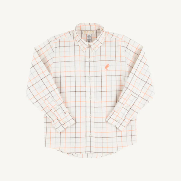 Dean's List Dress Shirt - Navy Grove Gingham with Worth Avenue White S | The Beaufort Bonnet Company