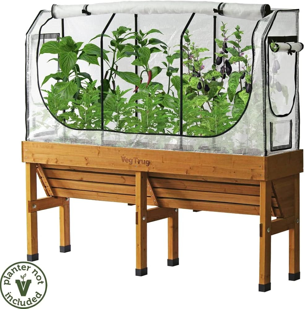 Medium WallHugger Greenhouse Frame & Multi Cover Set | Amazon (UK)