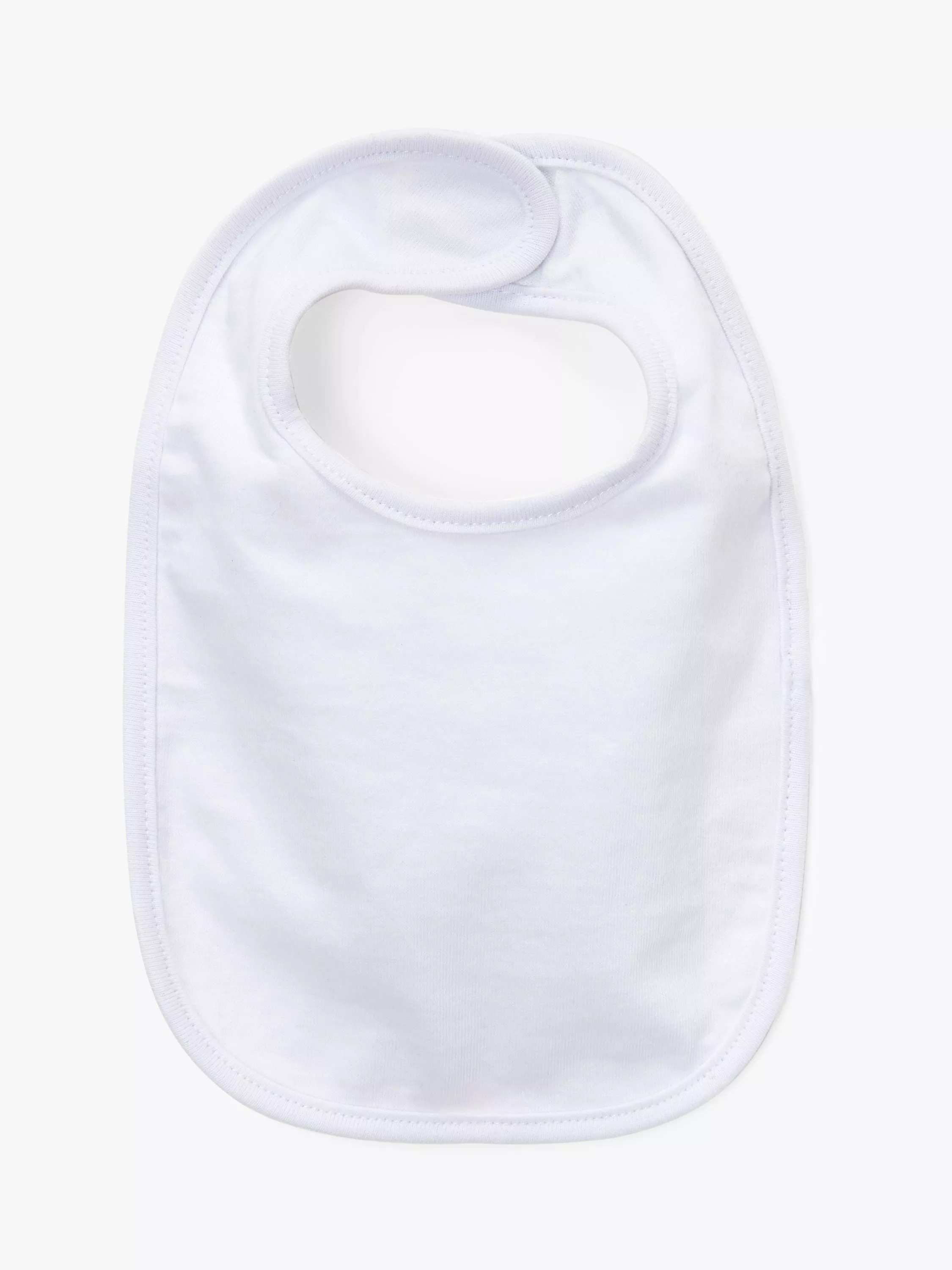 John Lewis ANYDAYCotton Bibs, Pack of 5, White | John Lewis (UK)
