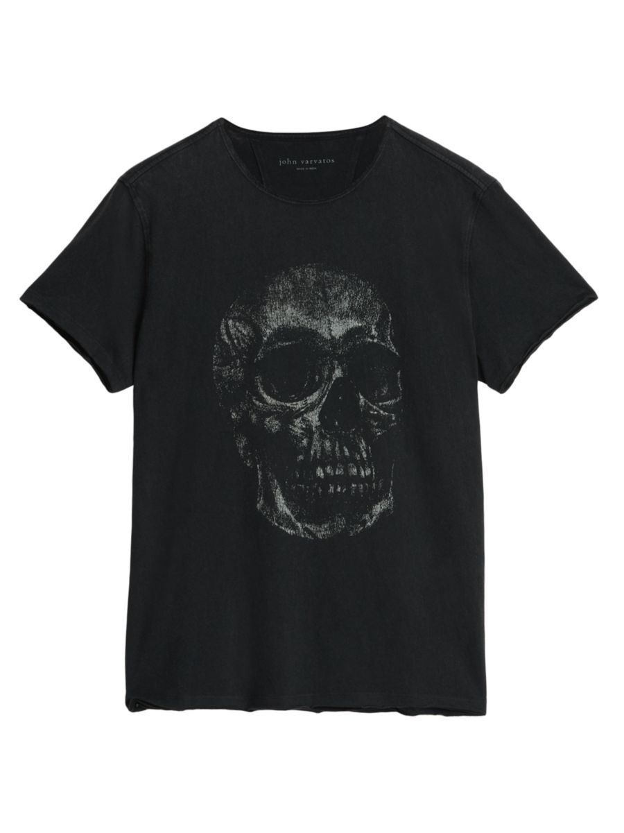 Skull Raw-Edge T-Shirt | Saks Fifth Avenue