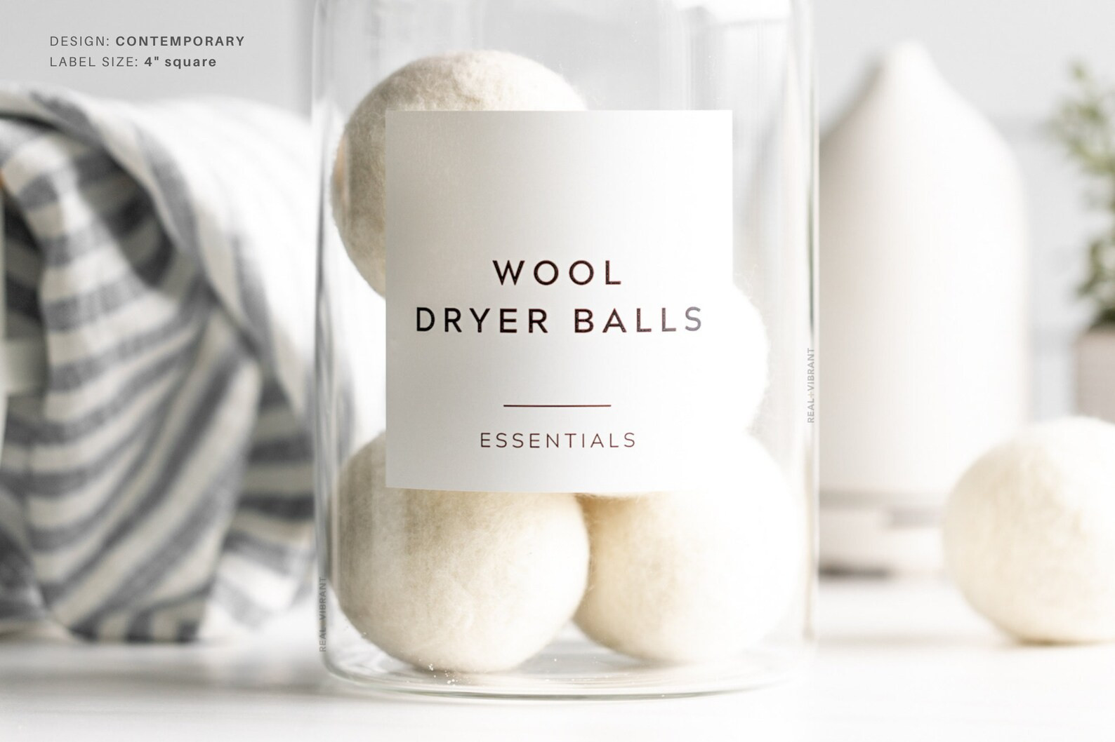 Large Laundry Labels contemporary Design  Water Resistant  - Etsy | Etsy (US)