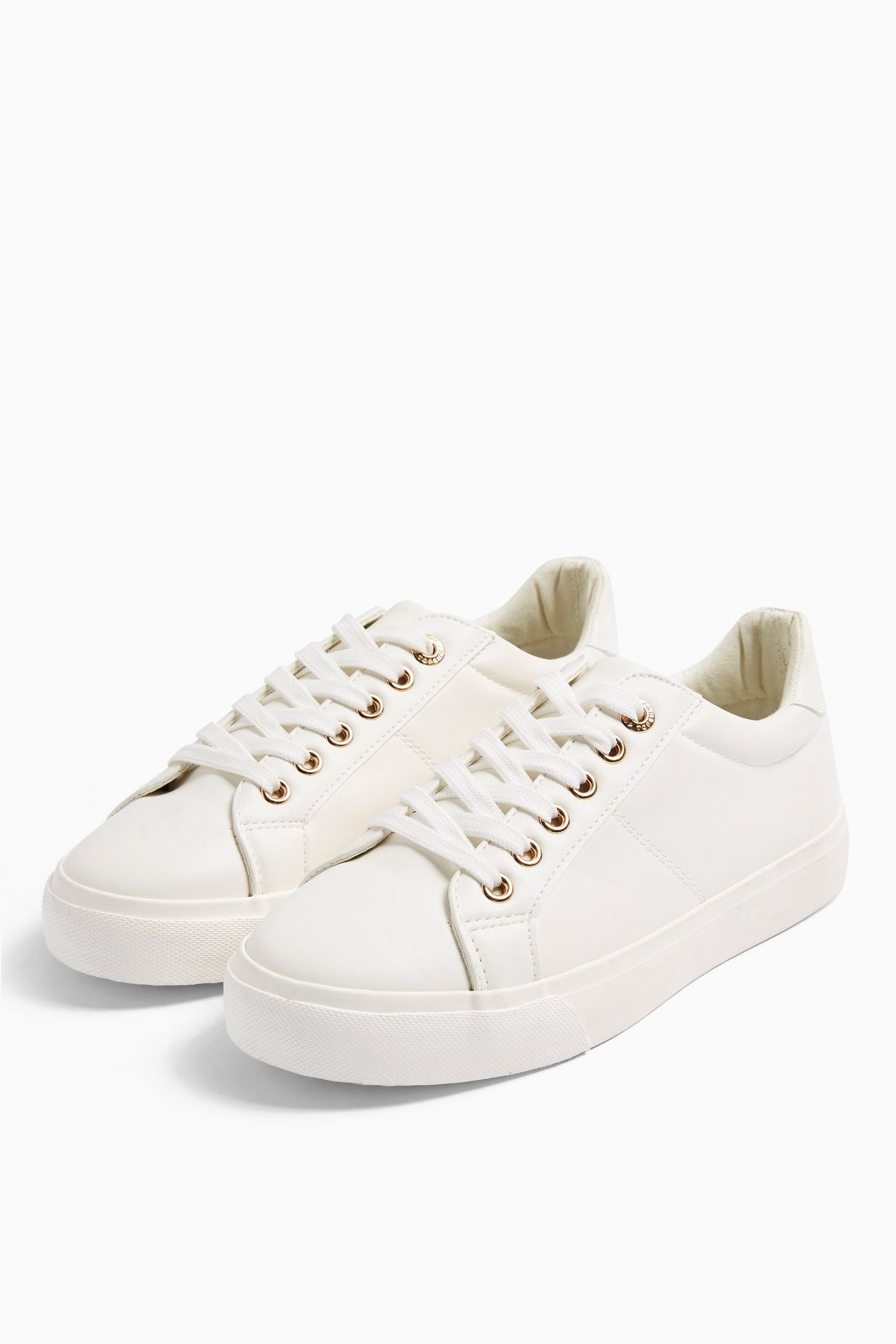 CAMDEN White Lace Up Sneakers | Topshop US